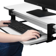 리치봄 키보드 받침대 트레이 슬라이드, 1개, 화이트