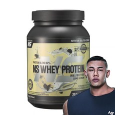 NS 웨이 프로틴 쿠키앤크림 헬스보충제 단백질보충제, 1개, 450g