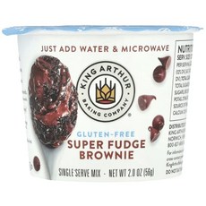 King Arthur Baking Company Super Fudge Brownie Single Serve Mix 2 oz (56 g), 1개