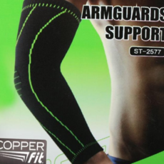 Copper Fit 팔압박테이핑보호대 아대 압박보호대 압박아대 팔꿈치아대 팔꿈치보호대 헬스보호대 팔꿈치용보, 옵-션이_없는_상품, 1개