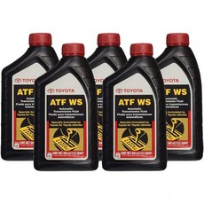 도요타 렉서스용 정품 OEM ATF WS 5쿼트 자동 변속기 오일5x1 qt