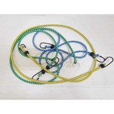 carpower 彈力繩 綁貨繩 雙勾 固定繩 3尺 5尺 15尺, 1個