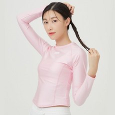 뉴웨이브 레귤러핏 세미크롭 래쉬가드 A4BL1QR46PNK