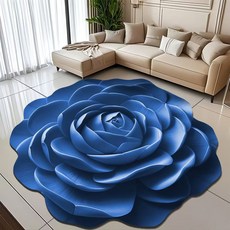異形牡丹花硅藻泥地墊家用客廳地毯耐髒易打理腳墊浴室門口吸水異形牡丹花-550*50【二代硅藻泥】, 1個, 異形牡丹花-5