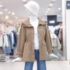 ab.f.z abfz 스트링 후드 하프 봄 야상점퍼 FSBNZ5U02G