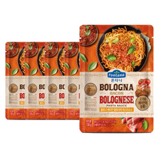 폰타나 볼로냐베이컨 볼로네제 파스타소스 집콕레시피, 130g, 5개