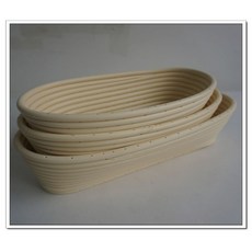 咕咕烘培 橢圓型 PP麵包發酵籃 17cm, 詳見包裝