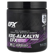 EFX 크레아틴 Kre-Alkalyn EFX 오리지널 스포츠 블루프로스트 파우더가루220g, 1