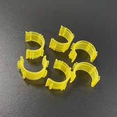 보빈 수집 실밥 수납 보빈 보빈 고정 클립 빠짐 방지, 노란색, 1개