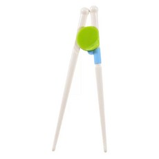 黑白寶貝 兒童學習筷 兒童筷子 虎口練習筷 幼兒學習筷 練習筷 用餐輔助筷 學習筷 輔助筷 餐具 筷子 兒童餐具, 1個, 綠色, 綠色