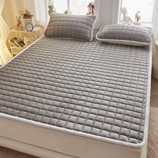 두툼한 토퍼 매트리스 침대 사계절 차박토퍼 차박매트 두툼한토퍼 접이식 푹신한 꿀잠 바닥 우주 0.9x2m, 1cm, 라바그레이