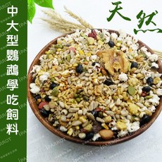 翔帥嚴選 頂級無殼鸚鵡飼料 中大型鸚鵡飼料 金剛鸚鵡 灰鸚 學吃 斷奶, 1個, 中大型鸚鵡學吃飼料❣️營養強化(酵素),600g