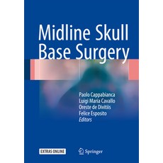 (영문도서) Midline Skull Base Surgery Hardcover, Springer, English, 9783319215327