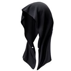 슈아미 여름 자외선 차단 썸머핏 넥쿨러 후드 남녀공용, 블랙, 1개