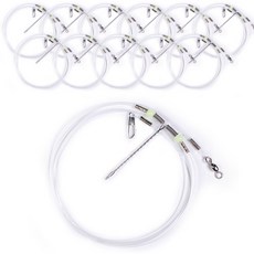 韓國產手工扁帶1段多功能釣組 12個, 1個中隊