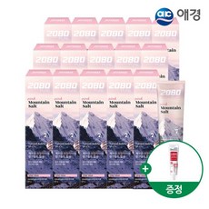 2080 퓨어 핑크 솔트 치약 +치약 50g 제공, 15개, 125g