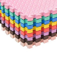 어린이용 두꺼운 폼 바닥매트 거실 침실 크롤링 퍼즐 매트, 1개, 맞춤 색상