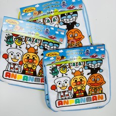 일본 수입 호빵맨 미니 수건 3종셋트 -여섯친구, 1개, 여섯친구