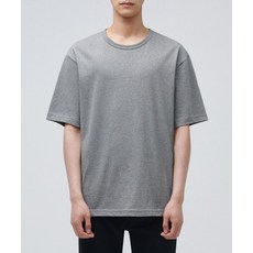 매장정품 무신사스탠다드 MUSINSA STANDARD 릴렉스 핏 크루 넥 티셔츠 [멜란지 그레이] MM0TS4Z05-MG 545087