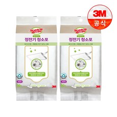 [3M]베이직 재활용 PET 50% 사용 정전기 청소포 표준형 50매, 2개