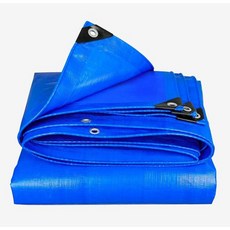 시트 천막 방수포 풋프린트 타포린 일반지 덮개 pvc타포린, 두꺼운 파란 방수포, 2x1미터