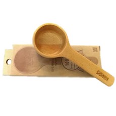仙德曼SADOMAIN 山毛櫸原木咖啡豆匙湯匙 10g 12cm, 1個, 原木色