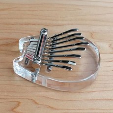 휴대용 포켓피아노 미니 절묘한 칼림바 펜던트 손가락, 친칠라 크리스탈(8톤), 1개