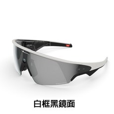 Oakley Meta Vanguard 運動型智慧眼鏡, 1個, 白框黑鏡面, 白框黑鏡面
