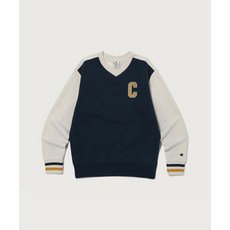 [국내매장판] 챔피온 컬러 블록 브이넥 스웨트셔츠 Normal Navy CKTS3F420N2 286299