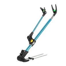 JOSBY 1.7M 2.1M 조정 가능한 낚싯대 브래킷 막대 홀더 랙 폴 브래킷 도구 스테인레스 스틸 360 회전 낚시 도구