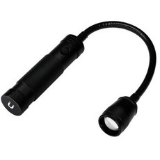 強力磁鐵軟管燈 工作燈L2 修車燈 T6 LED蛇燈 軟管手電筒 露營釣魚, 1個, 黑色