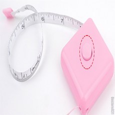 일상발견 줄자 목공줄자 옷만들기줄자 2미터줄자 DIY줄자, 핑크