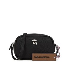 칼 라거펠트 페블 장식 숄더 백