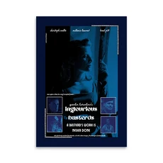 Inglourious Basterds 2009 클래식 영화 포스터 캔버스 벽 아트 프린트 필름 장식 그림 홈 거실 선물, [03] 30X40cm Unframed, 1개