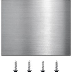 VENFAN 24인치 x 30인치 스테인리스 스틸 스토브용 백스플래시 - 주방 벽용 초평탄 금속 스플래터 가드 4개의 미리 드릴링된 구멍이 있는 스토브 패널 간편한 설치, Silver 29.5" x 24"