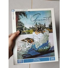 New York Puzzle Company 薄荷酒 1000片 拼圖 (Gourmet 雜誌封面), 如圖所示, 1個, 1個
