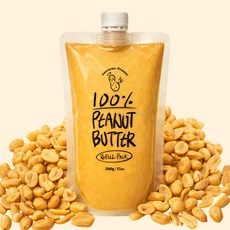 어썸피넛 100% 땅콩버터 파우치, 1개, 500g