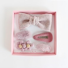 chenny bongbong 縐紗髮夾組