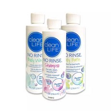 노린스 샴푸 바디워시 바디바스 헤어 머리 목욕용품 노워시 세정제 간호 간병 입원 캠핑 낚시 D, 3)바디바스, 1개, 236.6ml