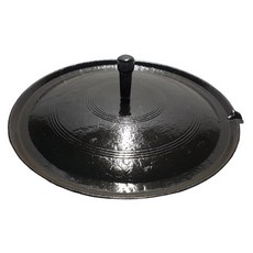 창조명품주물 무쇠 솥뚜껑 불판 지름 30cm~80cm 구이판 가마 솥뚜껑 캠핑 가정용, 30cm, 1개