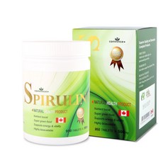 康心螺旋藻(藍藻錠) Spirulina(950錠/罐)(全素) (環保家庭號裝)(每錠含500mg足量螺旋藻) 公司貨, 1個