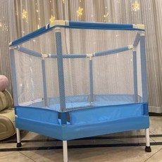 IW 트램폴린 2인용블루 1450X900X95to127스틸외, 1, E. 안전망 트램폴린 블루 125x88cm