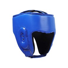 무에타이 헤드기어 태권도 훈련 보호 헬맷 복싱 격투 훈련용 얼굴 보호대 헬멧-7, 1개, M 블루