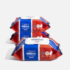 혁명티슈 강력 물걸레 청소포 청소물티슈 바닥청소 FC-200, 3개