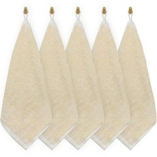 쥬련제작소 40수 코마사 고리수건, BeigeColor, 50개