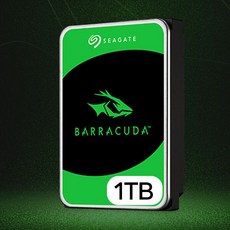 170 코리스 / SEAGATE바라쿠다 1TB ST1000DM010 3.5HDDSATA37200rpm64M 기타PC용품 사무용품 HDD, 단일 모델명/품번