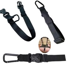 드라크라 3팩 하드사이드 스피너 기내 반입 수하물 롤링 더플백 하이킹 백팩을 위한 후크 버클 재킷 그 조절식 여행용 벨트 커넥터 모자 클립이 포함된 가방 스트랩 추가