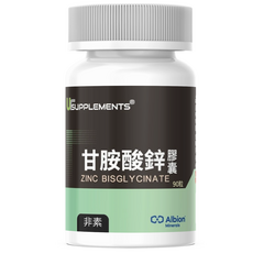 UrSUPPLEMENTS 甘胺酸鋅膠囊, 33g, 1個
