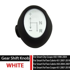 스마트 포투 카브리오 자동차 기어 시프트 레버 부품용 자동 가죽 노브, 1개, 1. transparent cover