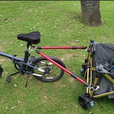 트레일러 연결장치 자전거 오토바이 브라켓 커플링 후방연결, V1 알루미늄 척